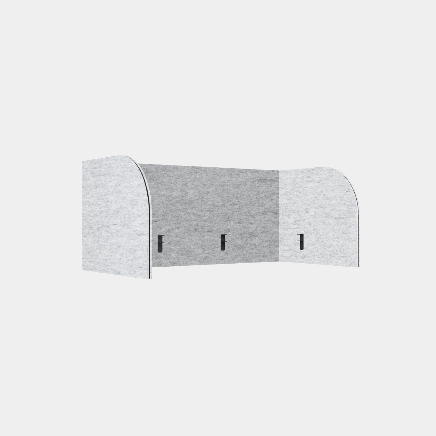 Akustische Trennwand für Schreibtisch Pro.Felt D.1